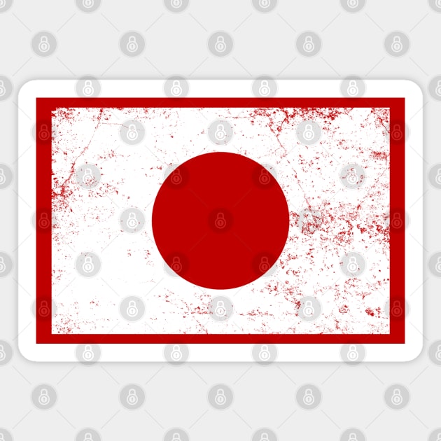 Japanese Flag, Nisshōki, Hinomaru, Flag of Japan Magnet by Decamega